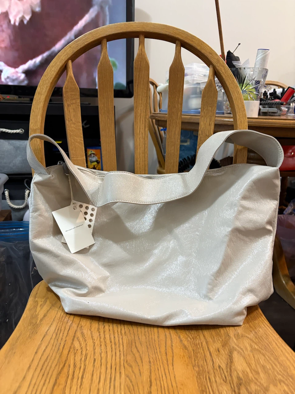 LSWADT Beige Shoulder Bag