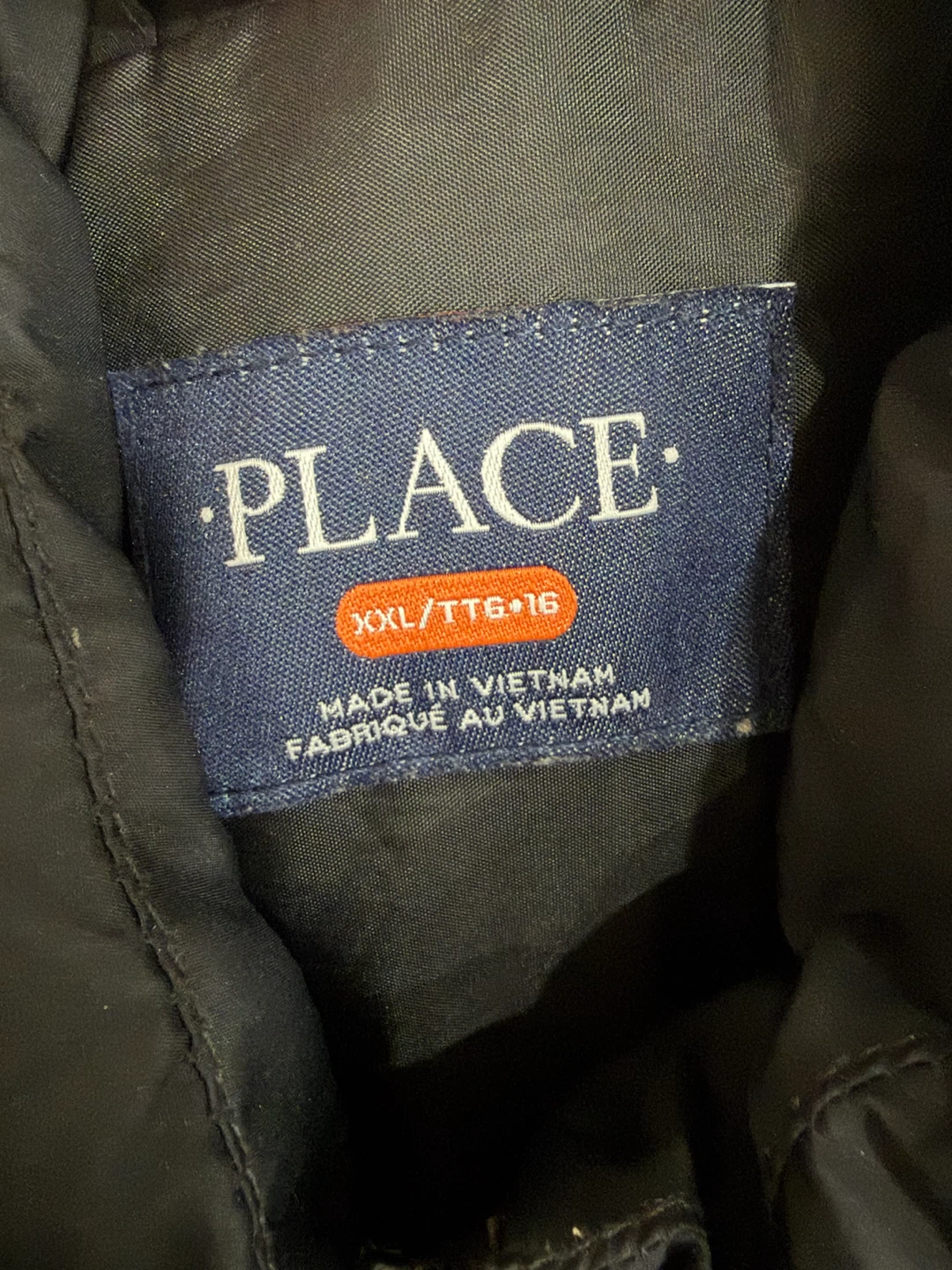 Black Puffer Boys Jacket XXL 16 - photo 3
