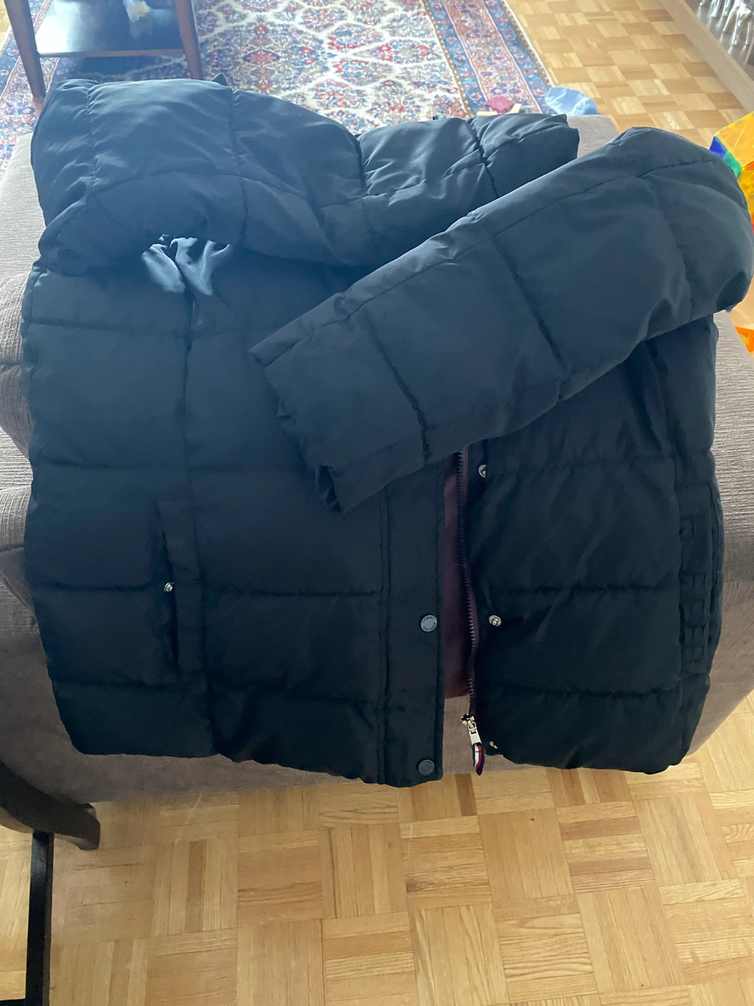 Tommy Hilfiger Black Puffer Jacket - photo 5