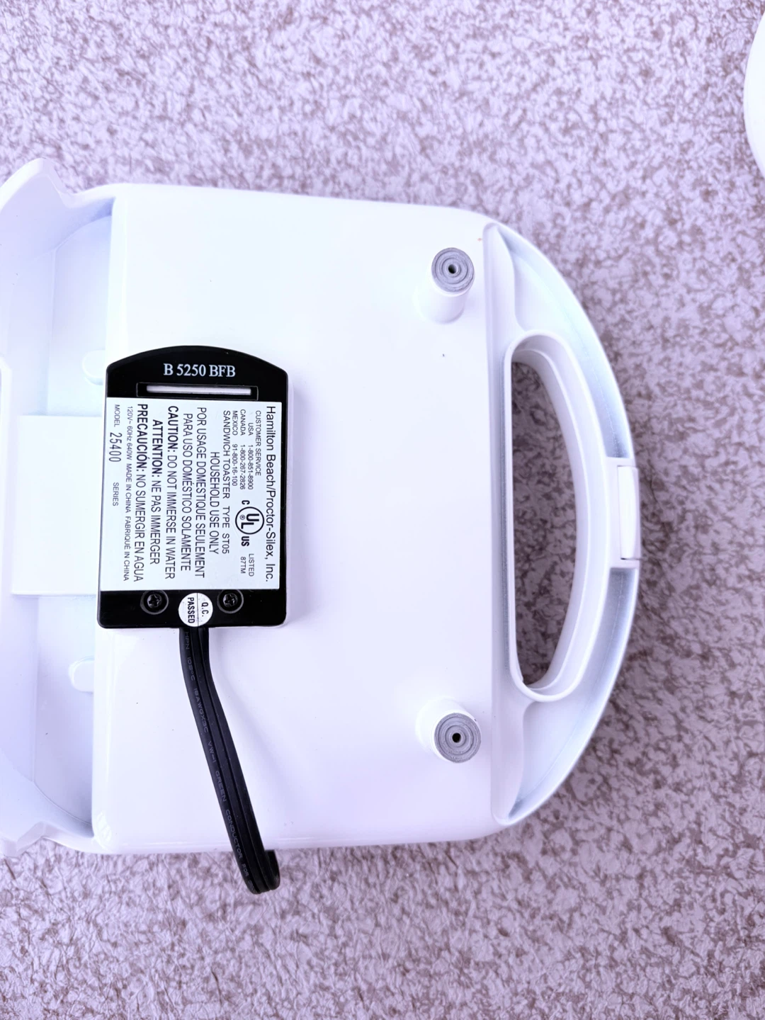 Salton Sandwich Toaster - photo 4