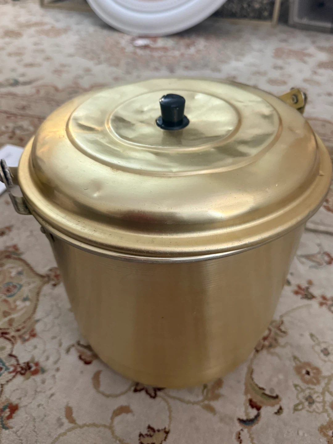 Vintage gold tone steamer pot - photo 5