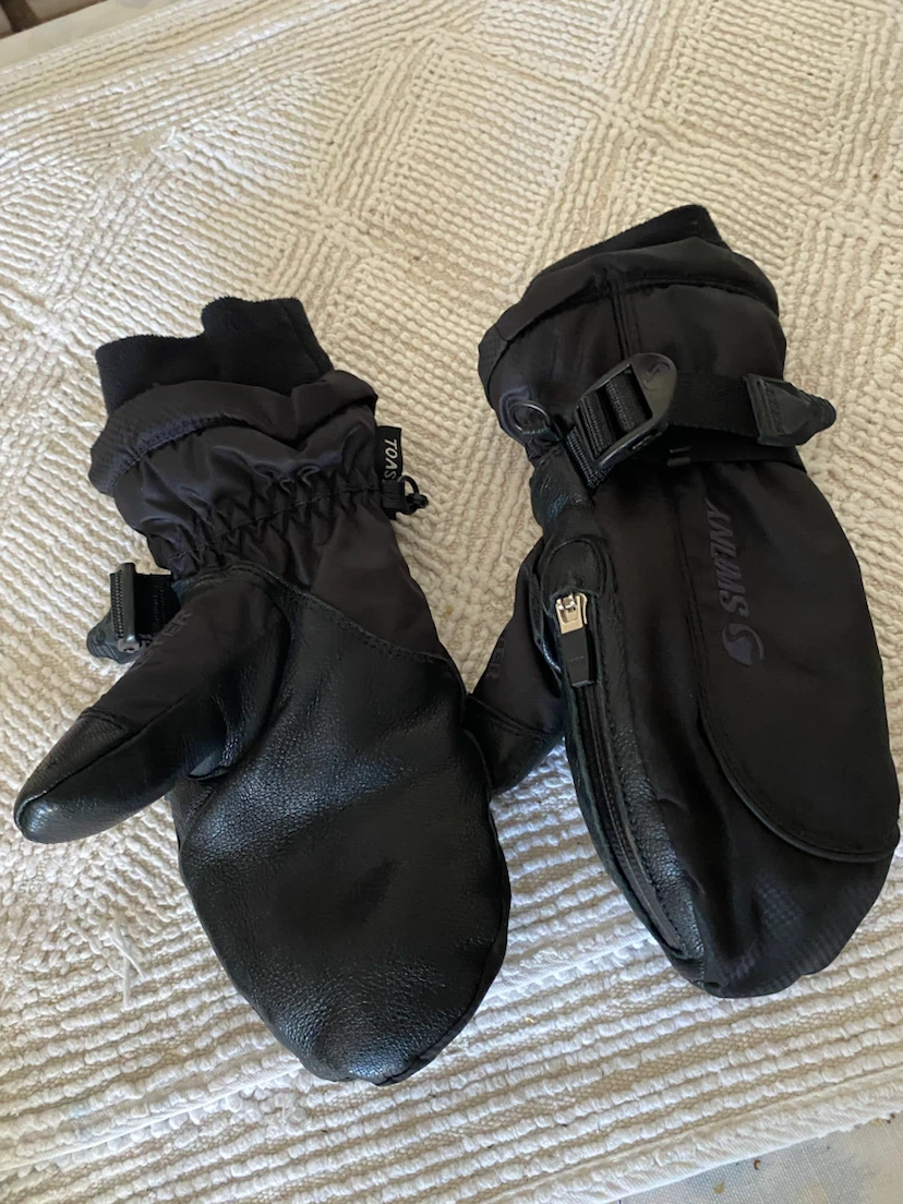 Swany Youth M Mittens Black