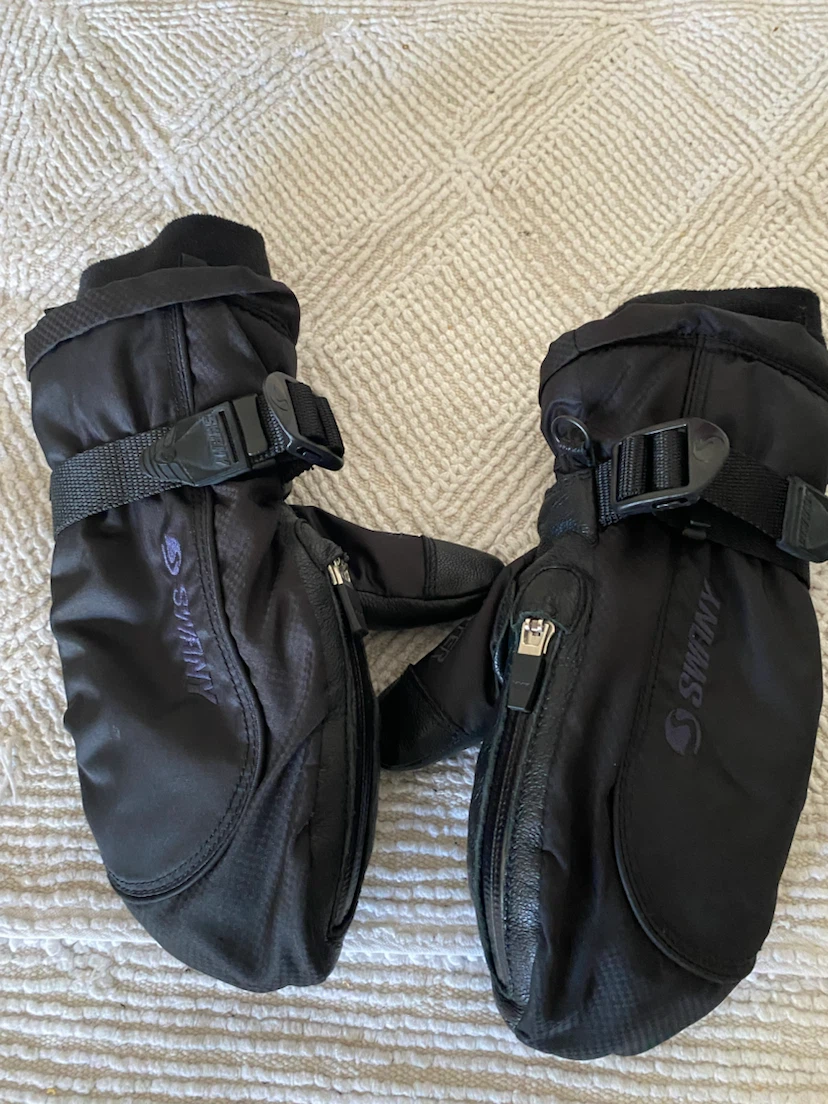 Swany Youth M Mittens Black - photo 2