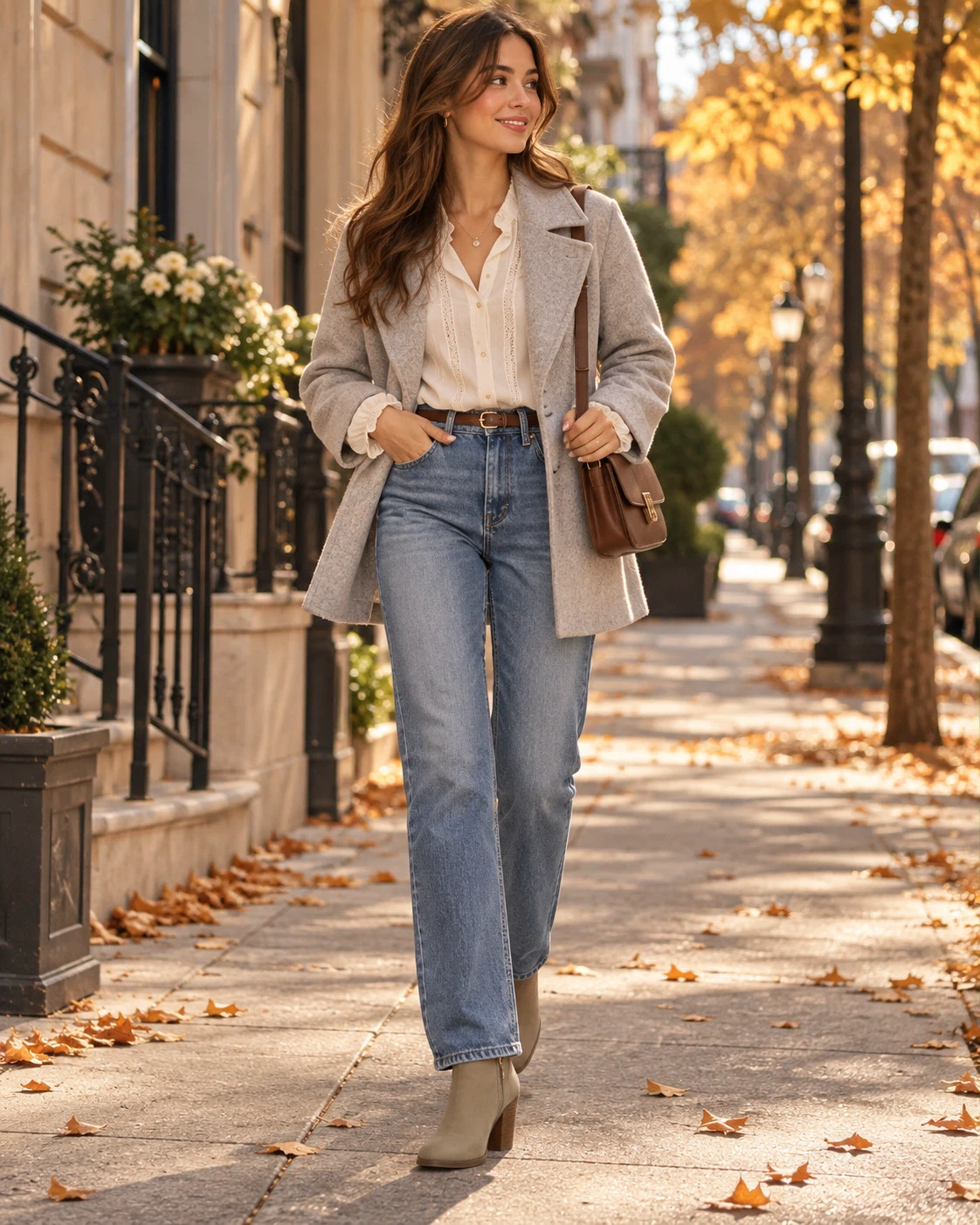 Tan Faux Suede Ankle Boots - photo 5