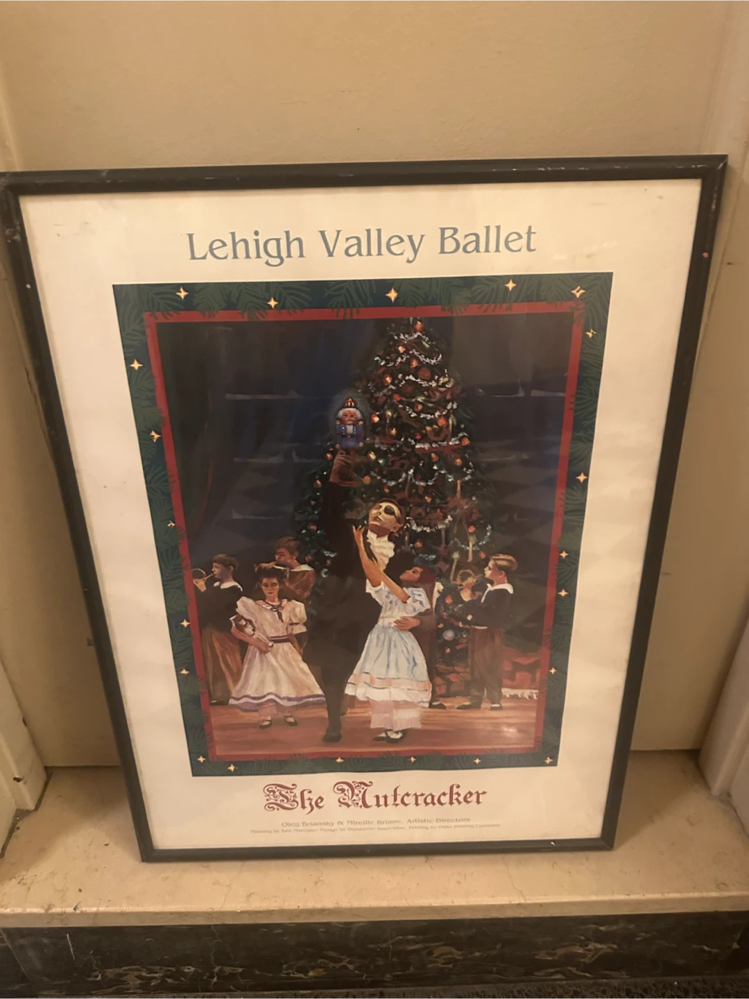 Lehigh Valley Ballet presents The Nutcracker framed poster