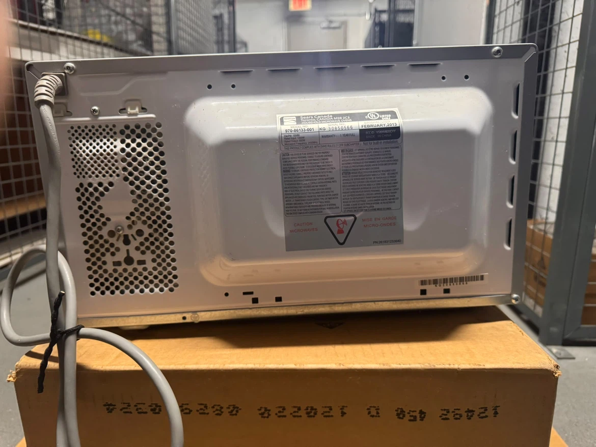 Kenmore Microwave 970-86133-001 - photo 4