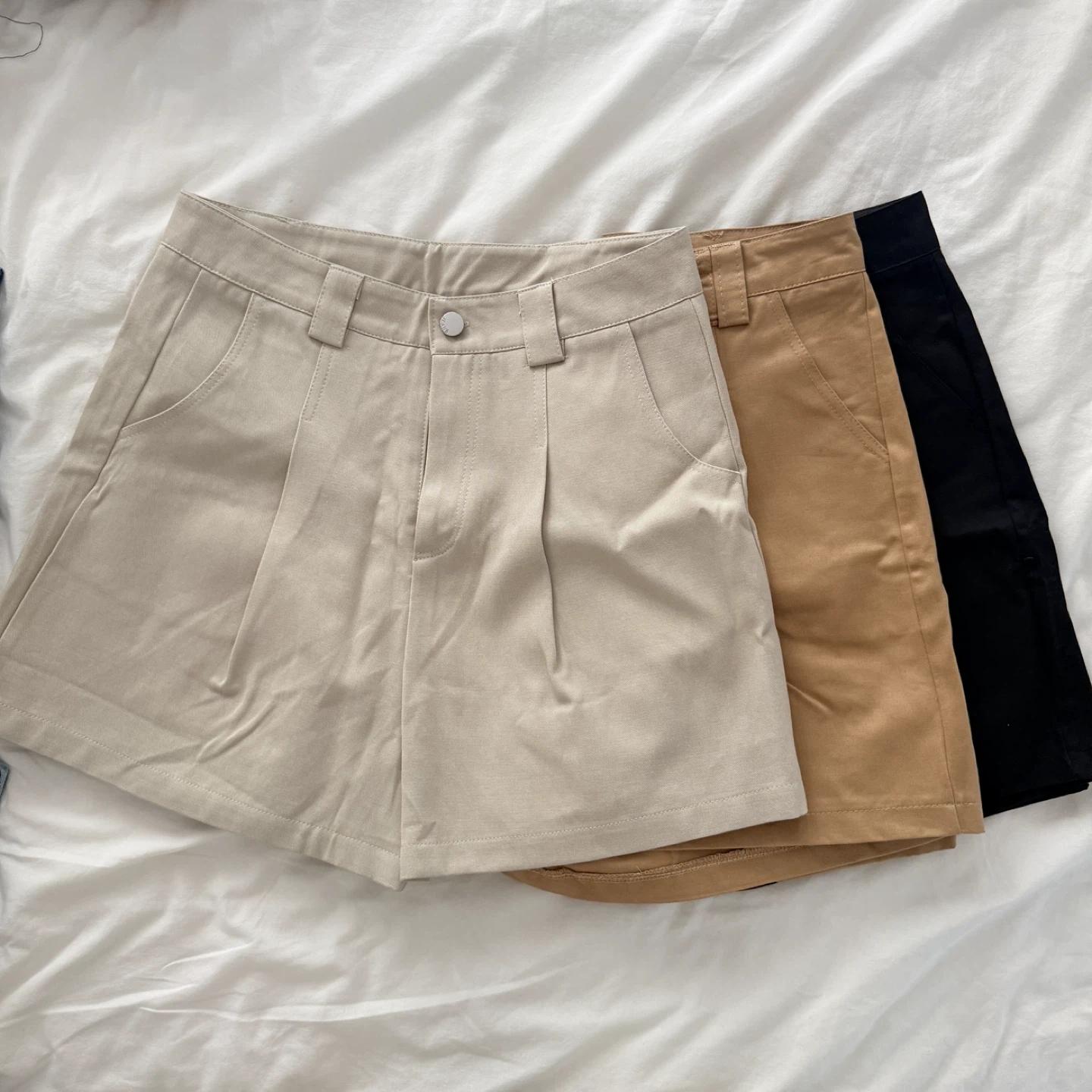 Set of 3 Women's Tailored Shorts