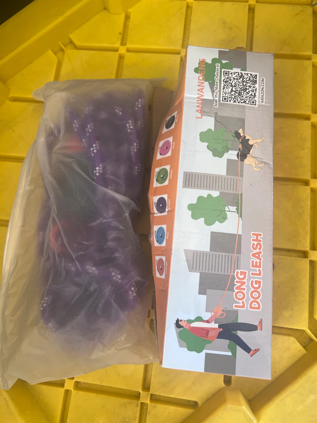 BRAND NEW Long Dog Leash - Purple