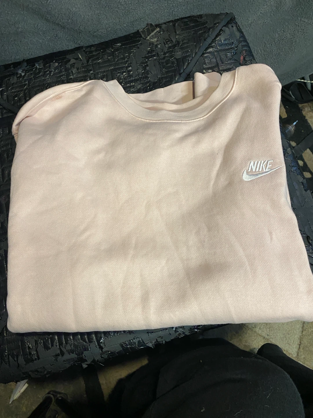 Nike pale pink sweatshirt size medium