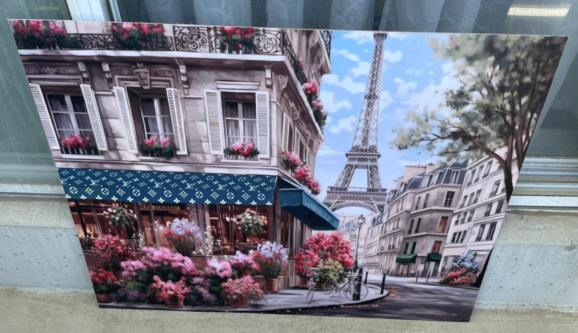 Louis Vuitton Paris City Street Poster