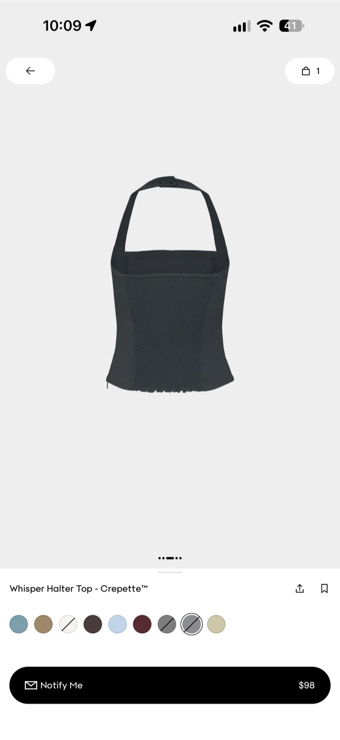 Aritzia Whisper Halter Top - photo 2