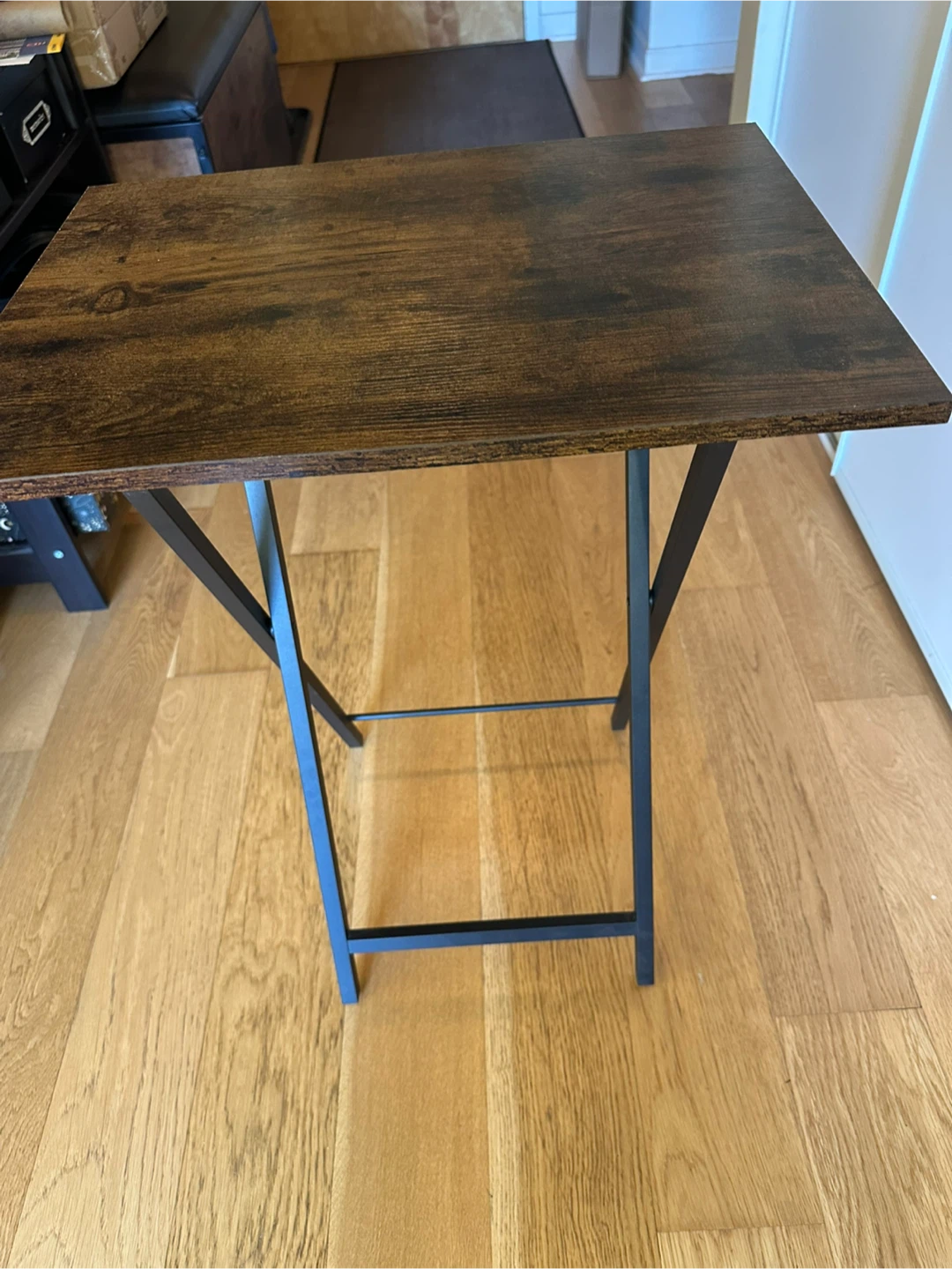 HOOBRO rustic TV Tray side table