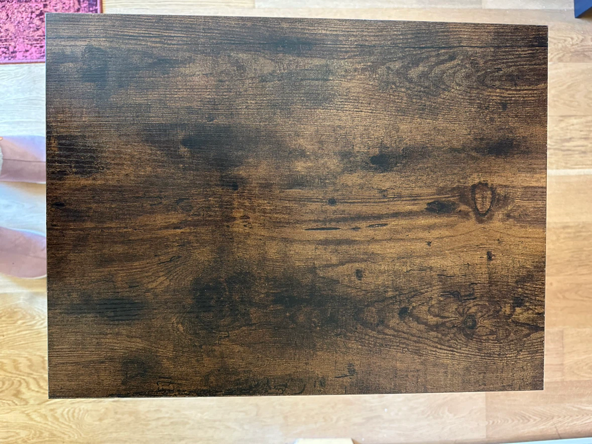 HOOBRO rustic TV Tray side table - photo 3