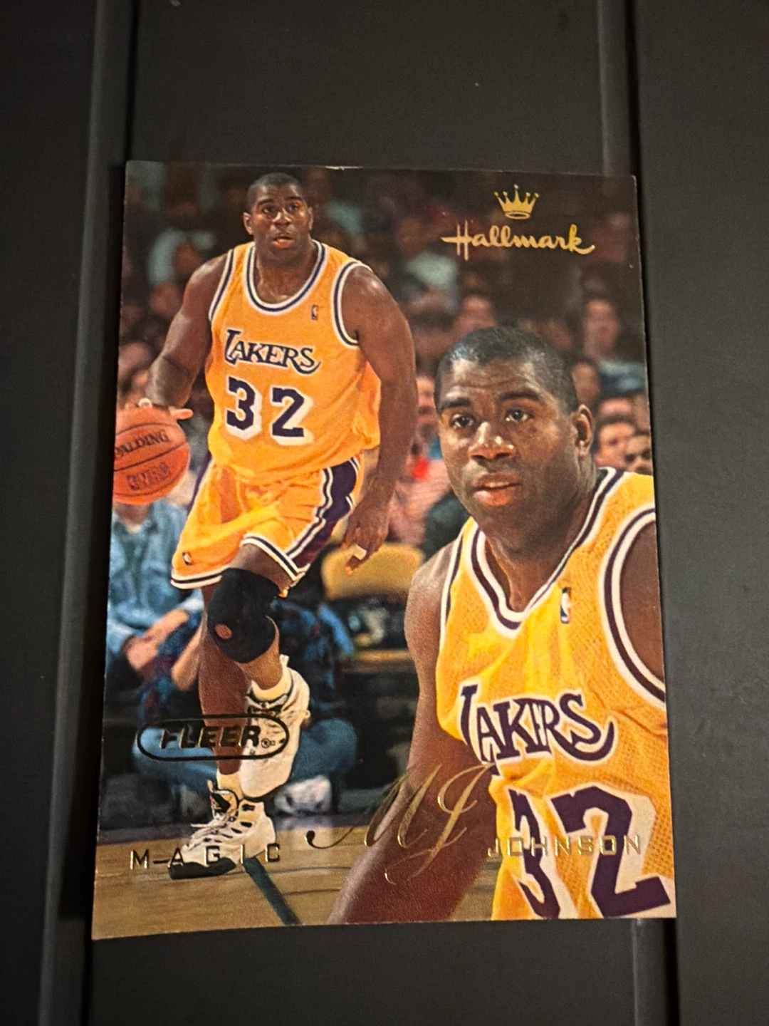 Earvin Magic Johnson Hallmark Keepsake Ornament Card