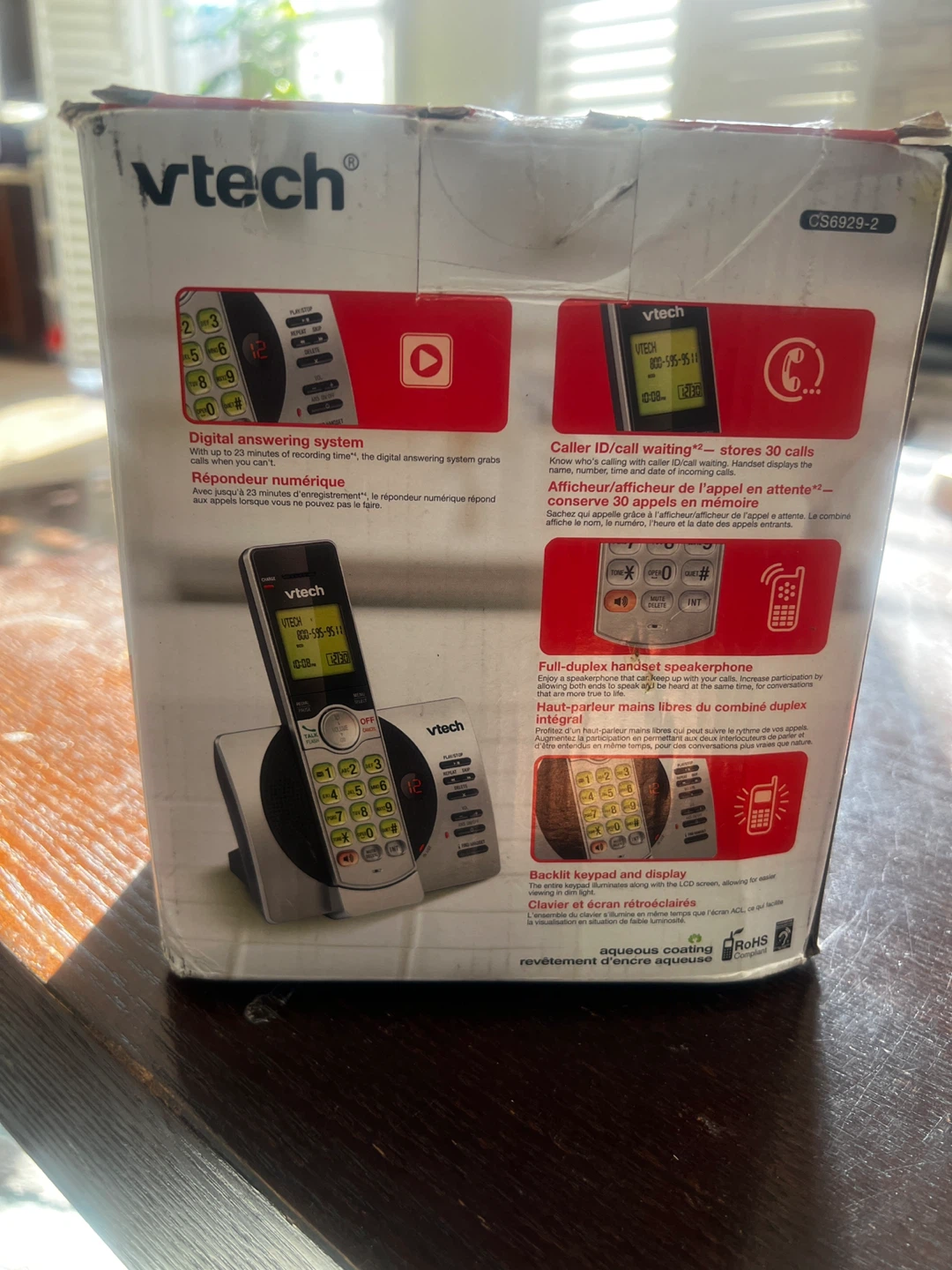 VTech DECT 6.0 Cordless Phone System CS6929-2 - photo 2