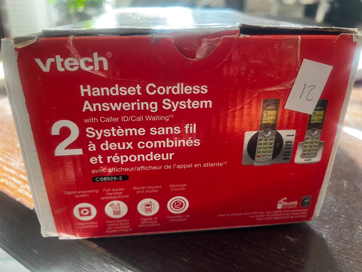 VTech DECT 6.0 Cordless Phone System CS6929-2 - photo 3