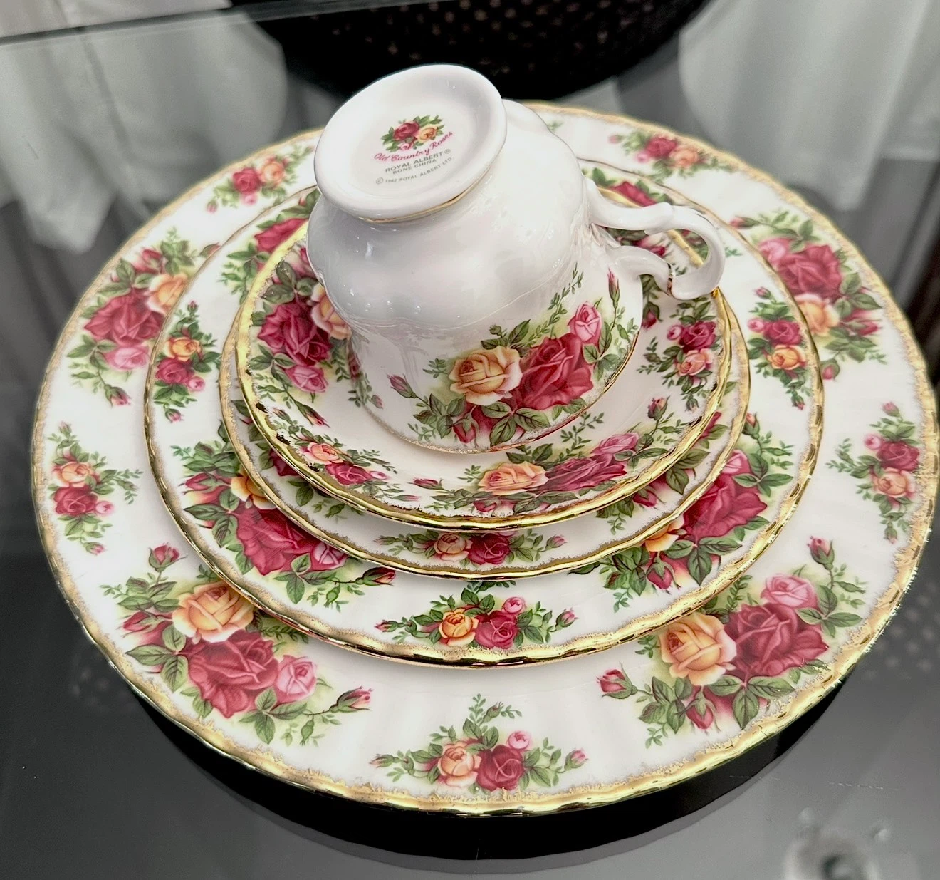 Royal Albert Old Country Rose 5 piece place setting - photo 3