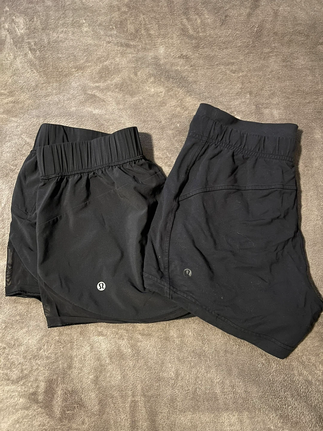 Two pairs of Lululemon shorts