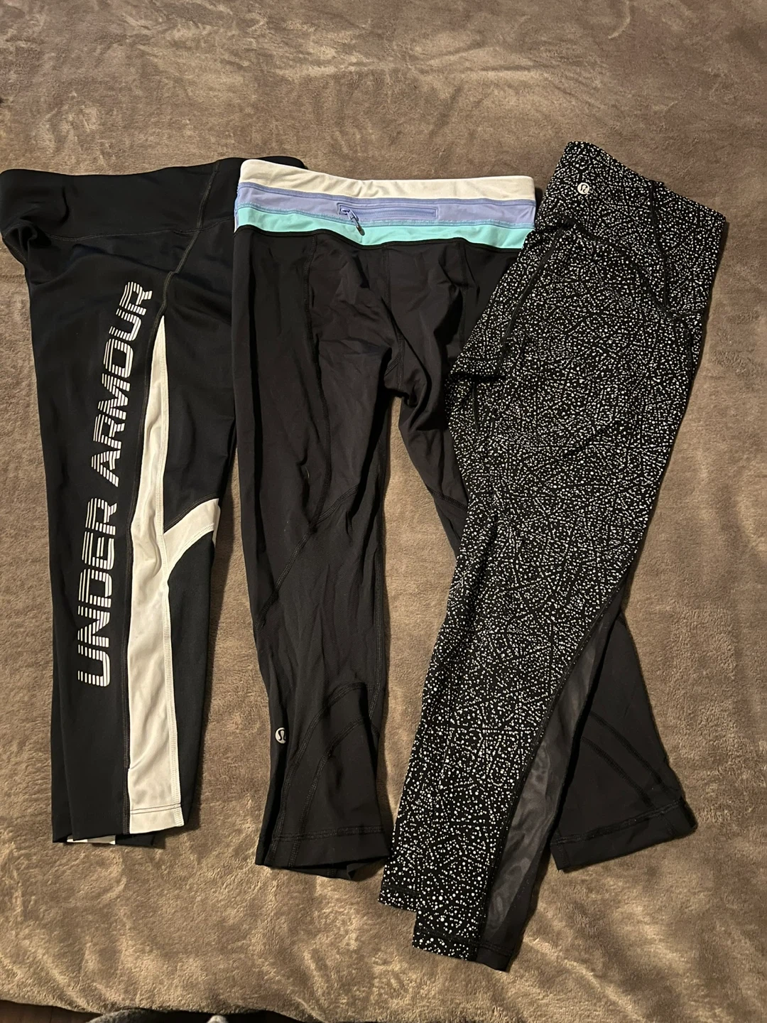 Lot of 3 pairs of athletic capris