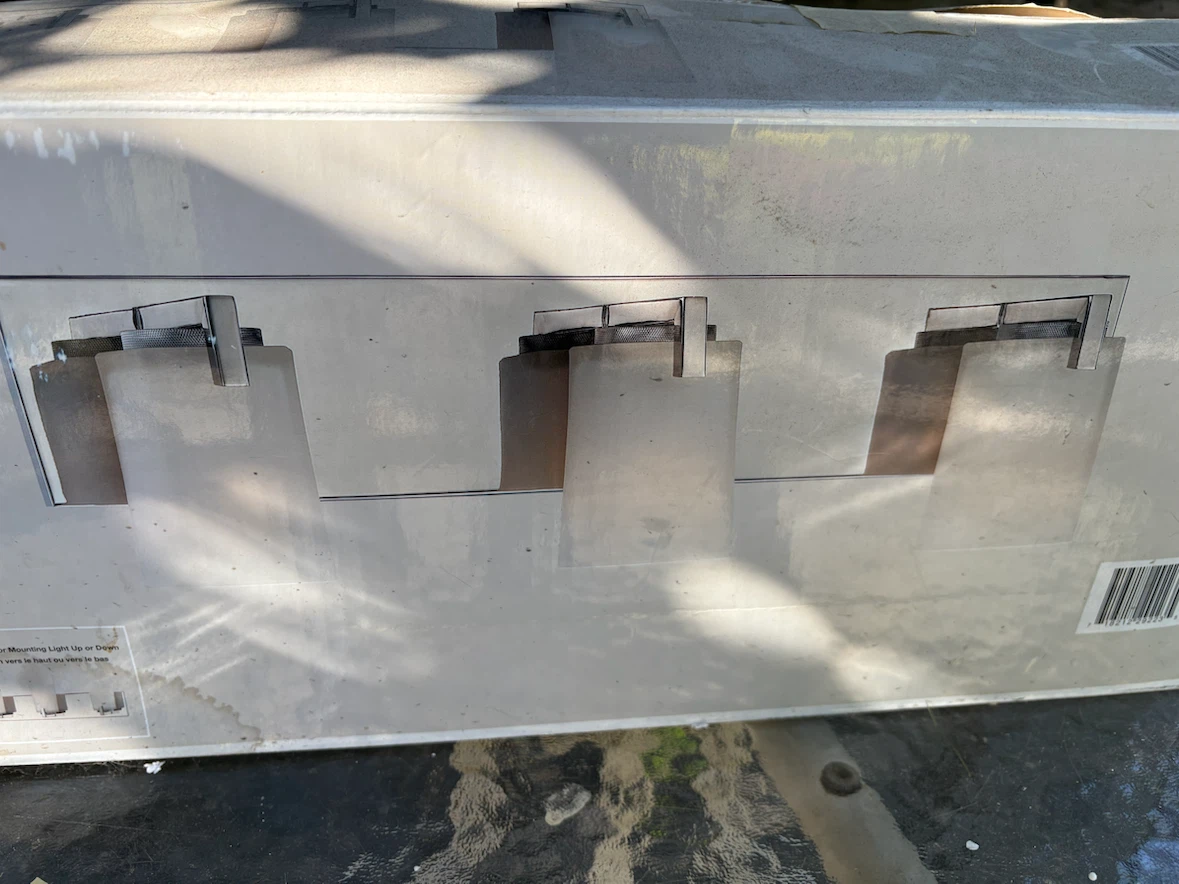 Hampton Bay Wellman 3-Light Vanity Fixture - photo 2
