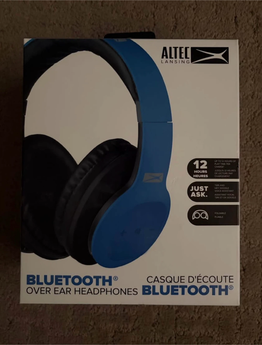 Altec Lansing Bluetooth Over Ear Headphones