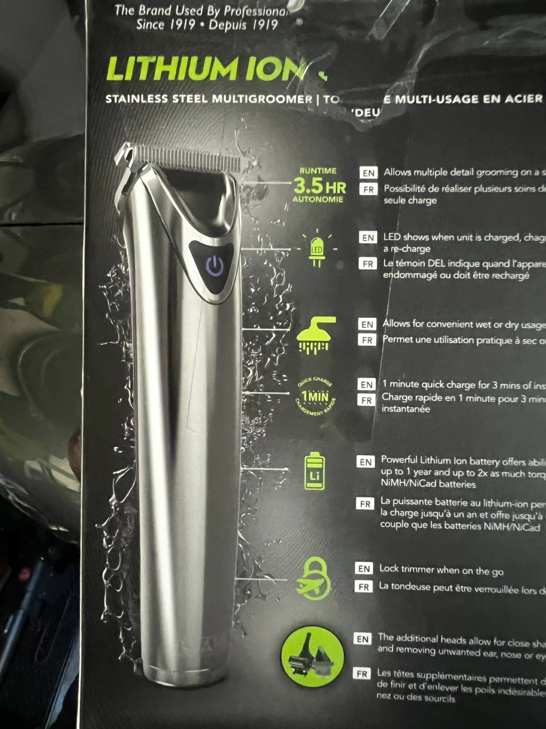 Wahl Lithium Ion Stainless Steel Multigroomer