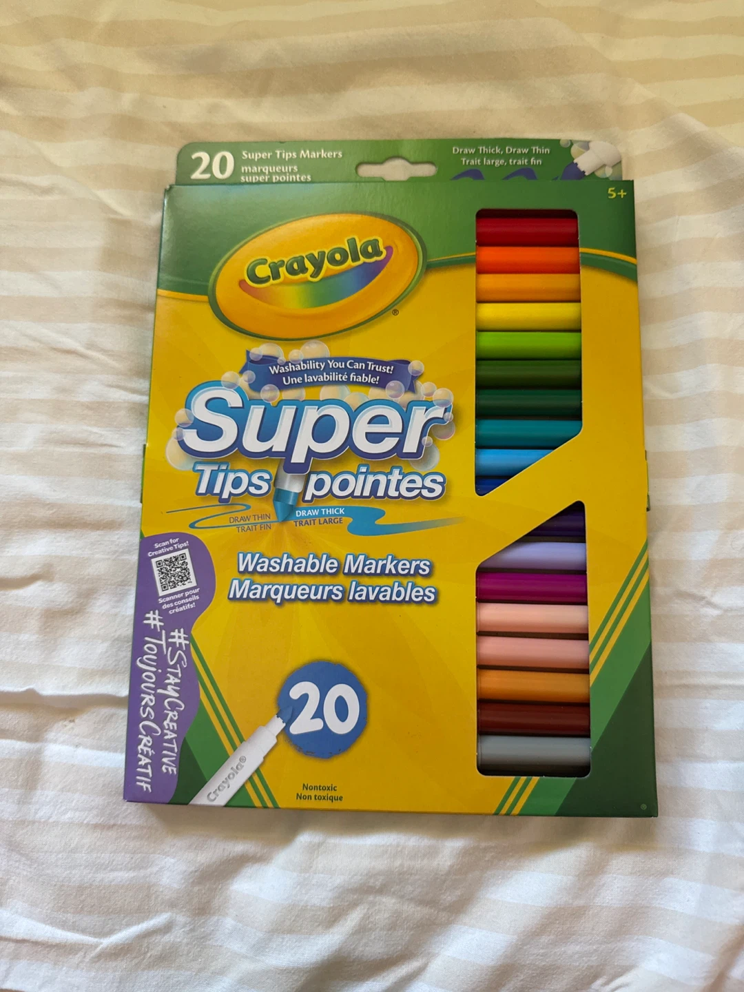 Crayola Super Tips Washable Markers - 20 Pack