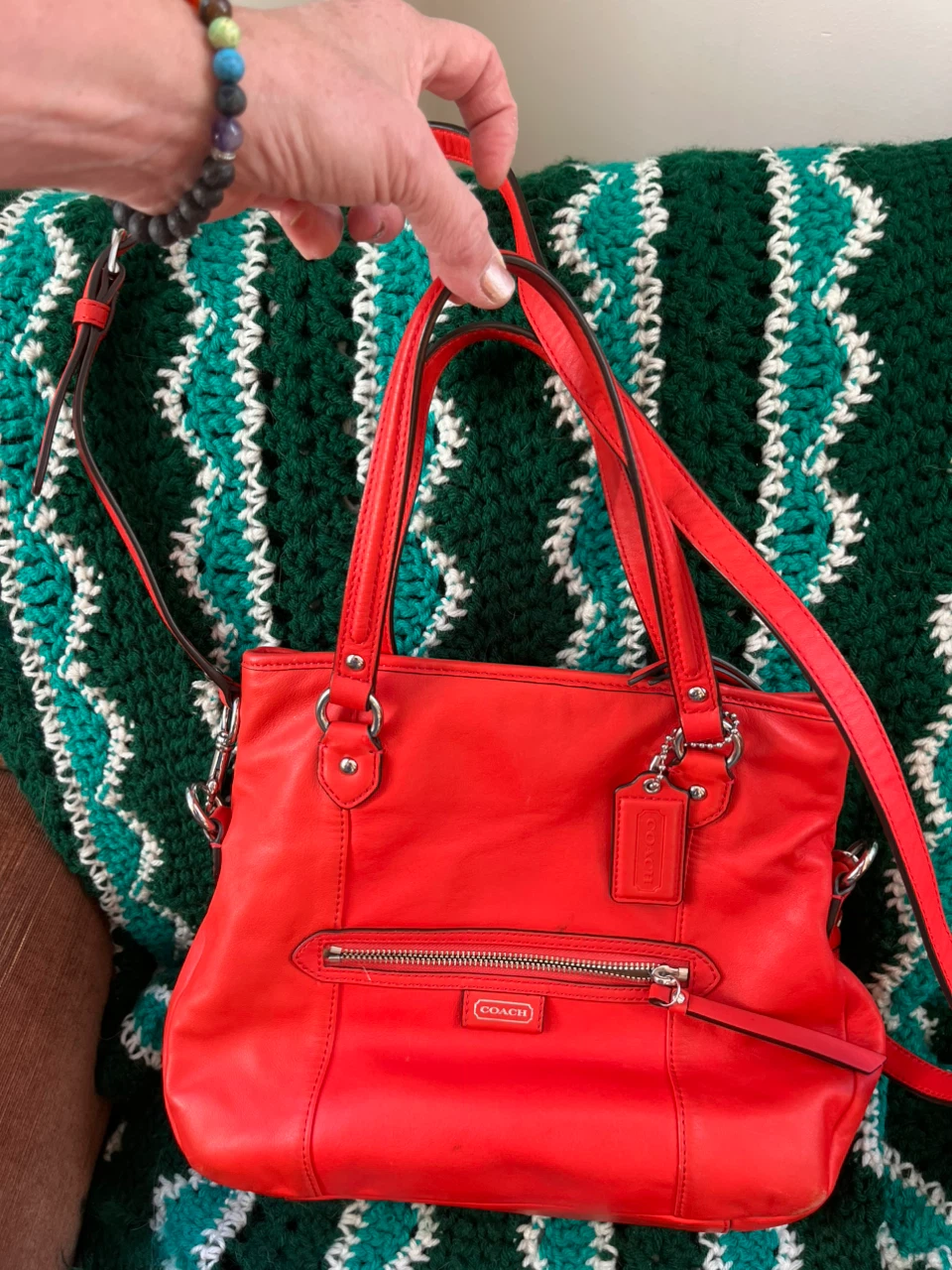 Coach Orange Purse