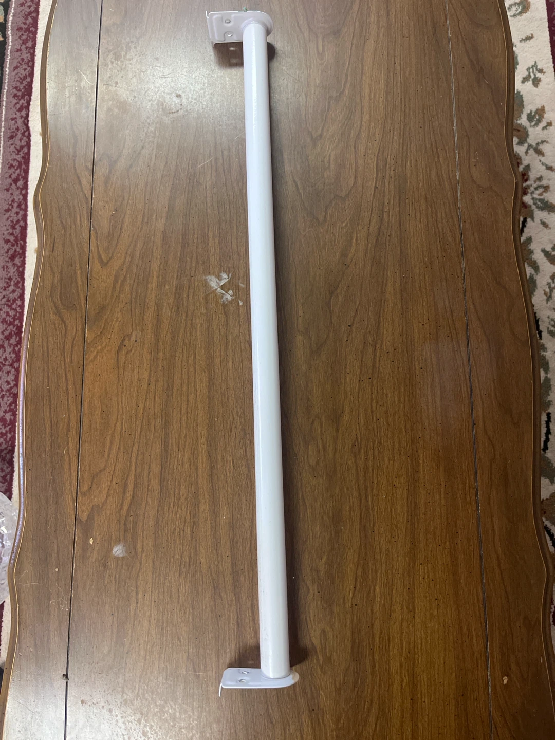 Adjustable White Closet Rod - photo 2