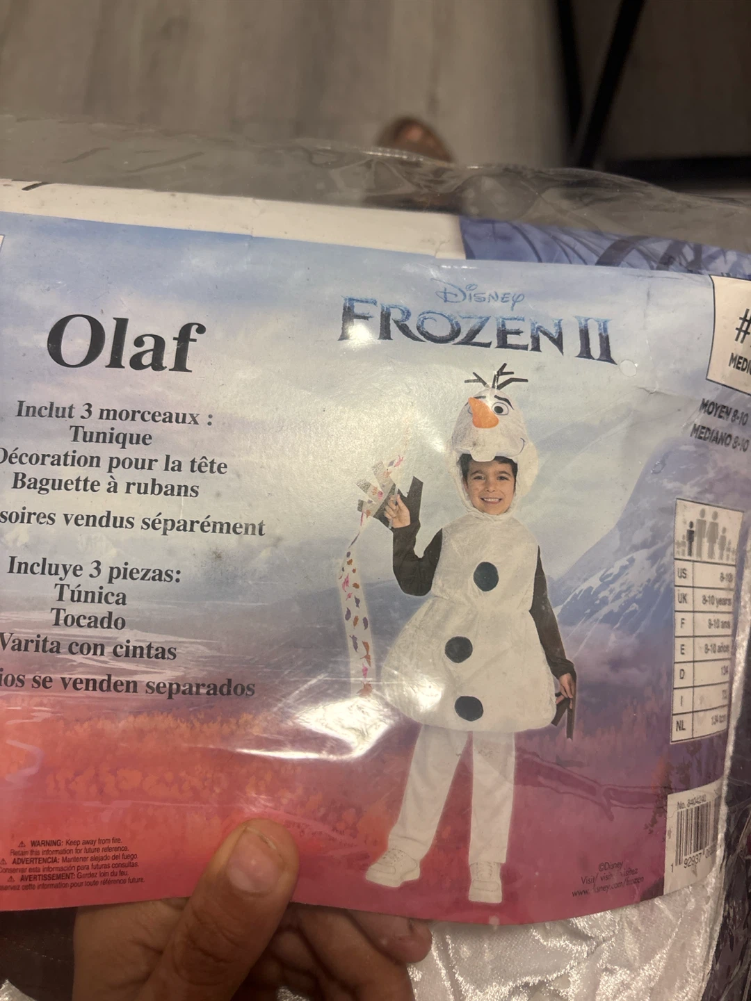 Olaf Costume - Frozen hellowveen costume - photo 4