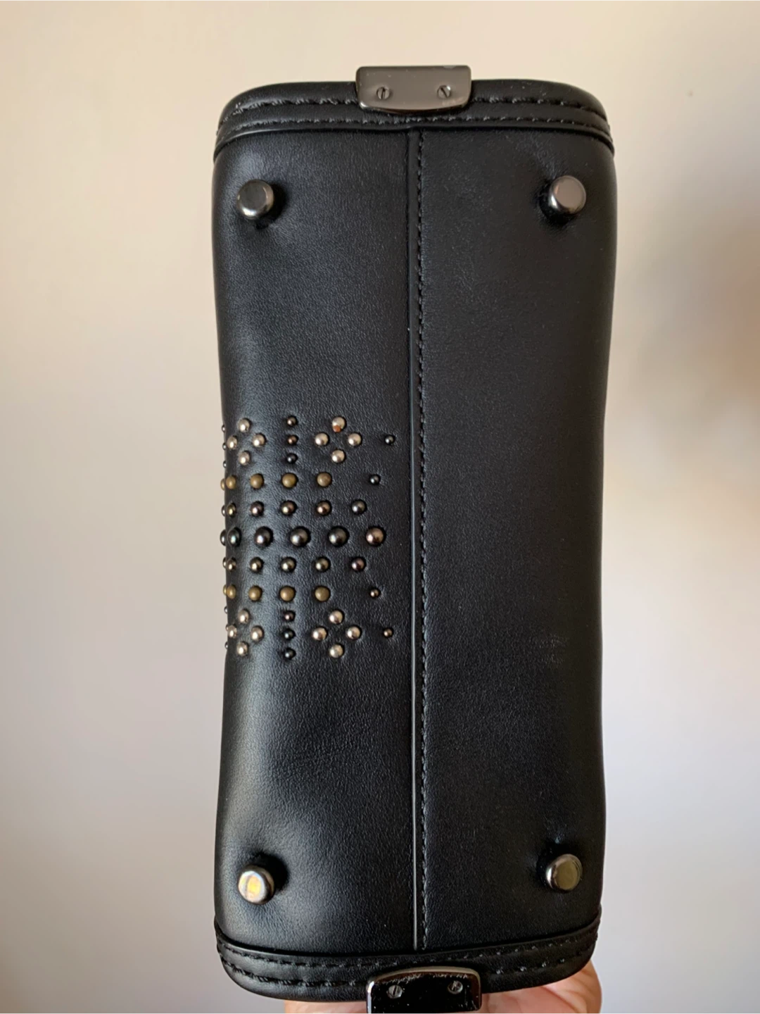 Coach Studded Leather Satchel - photo 2
