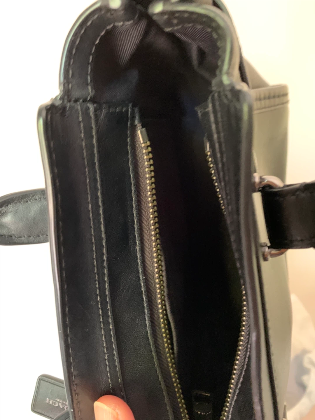 Coach Studded Leather Satchel - photo 5