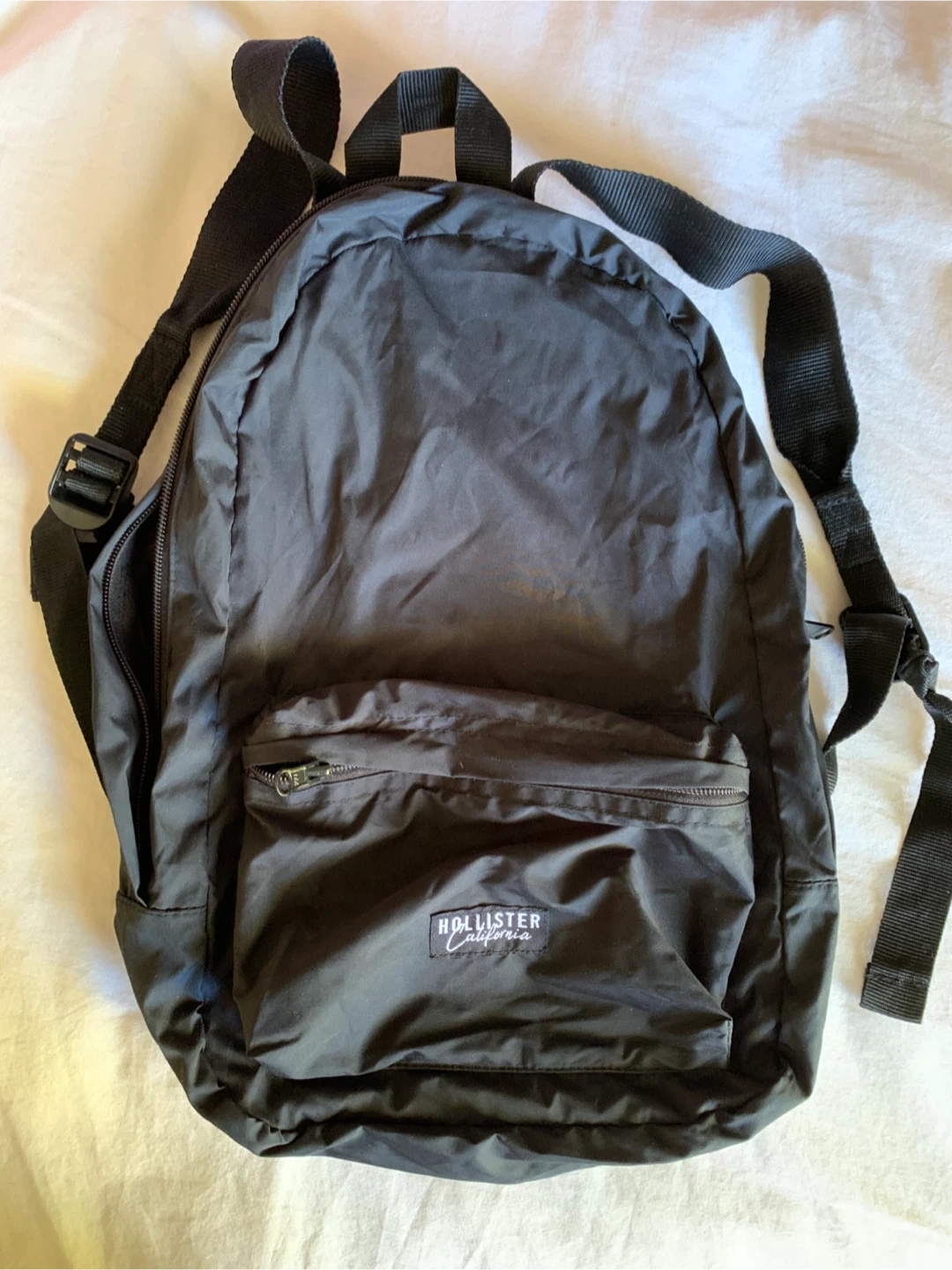 Hollister California Black Backpack