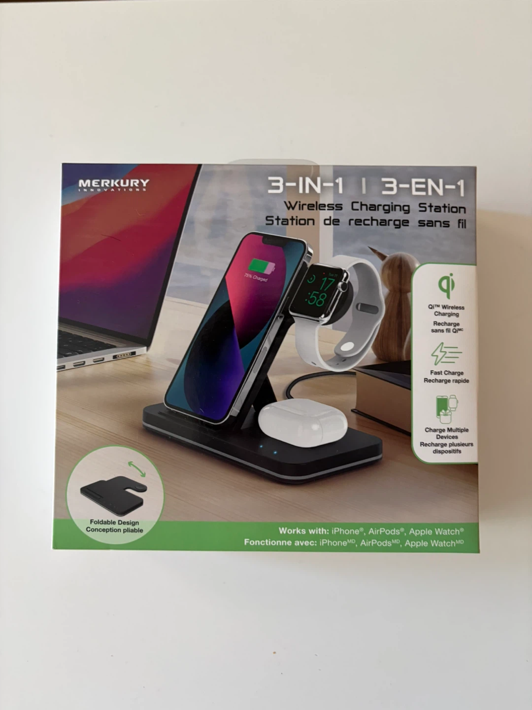 Merkury Innovations 3-in-1 Wireless Charging Station - photo 2