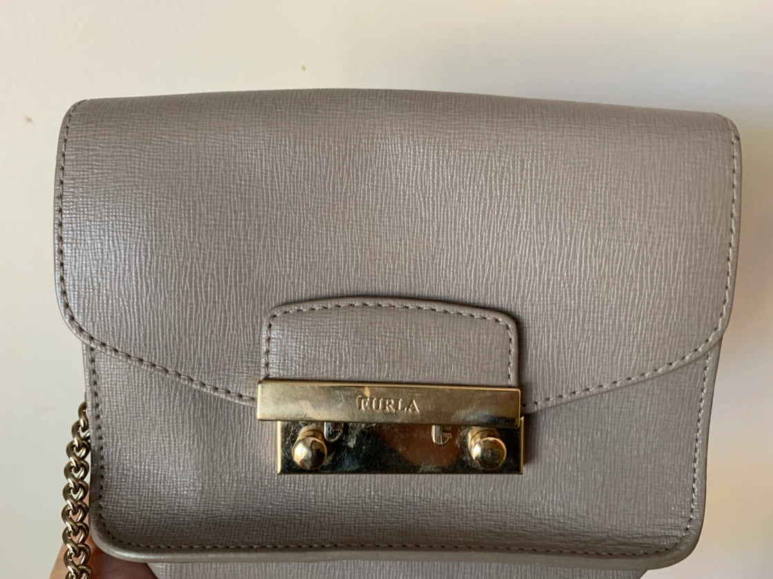 Furla Gray Crossbody Bag