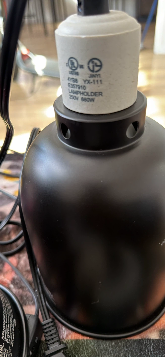 Two Thrive Black Clamp Lamps - photo 2