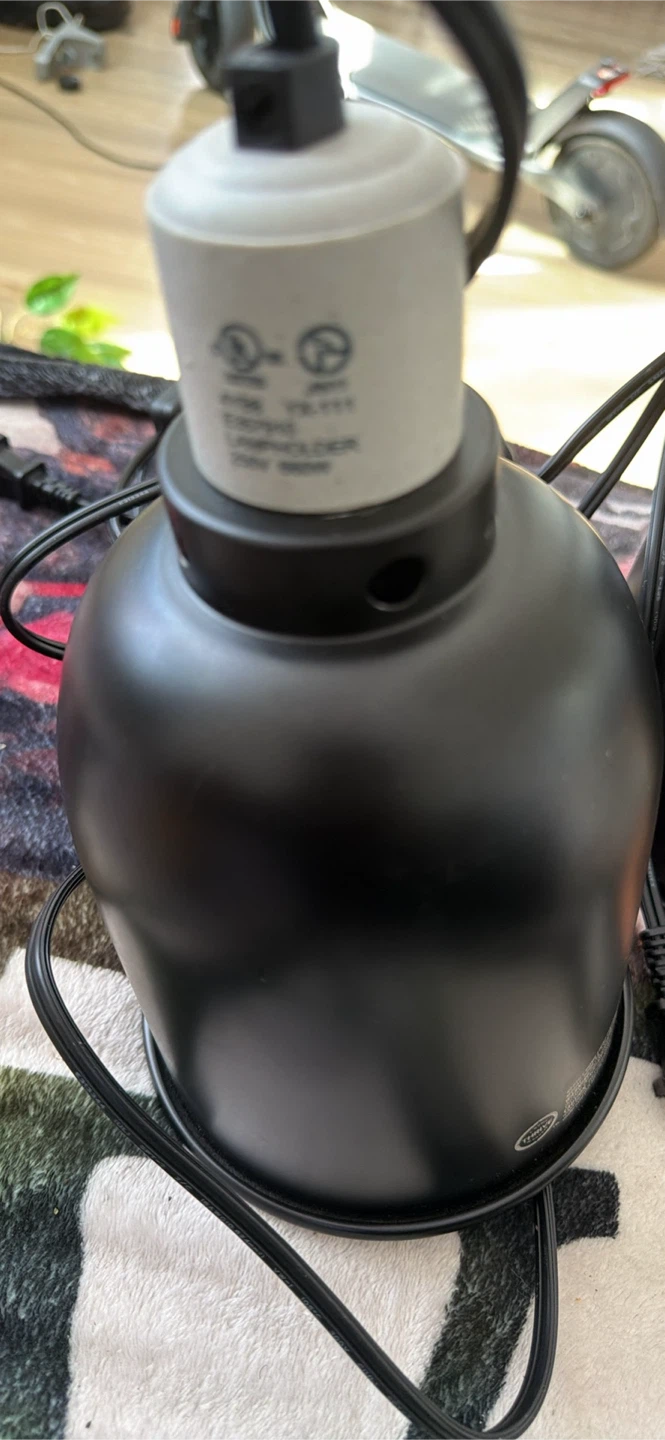 Two Thrive Black Clamp Lamps - photo 3