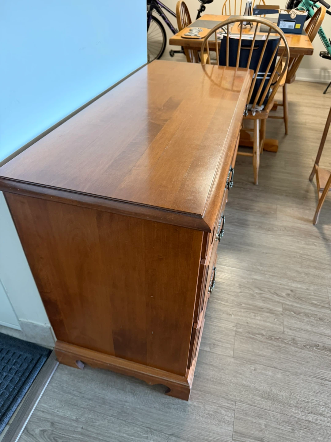 Classic Wooden Writing Desk with Drawers - photo 3