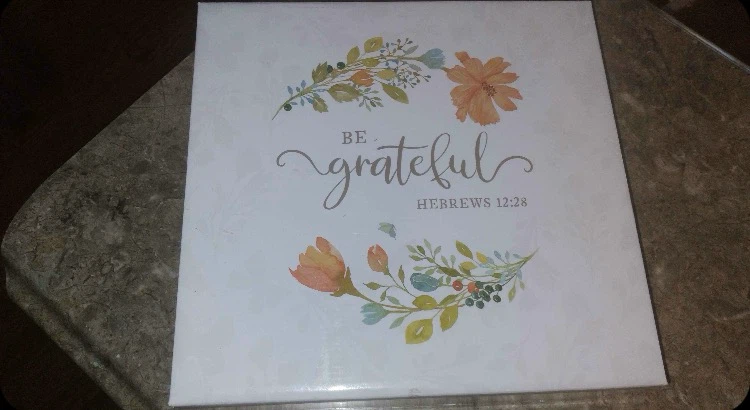 Christian Art Gifts Be Grateful Pie Plate - photo 2