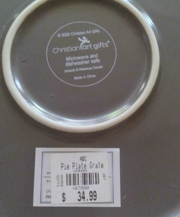 Christian Art Gifts Be Grateful Pie Plate - photo 3