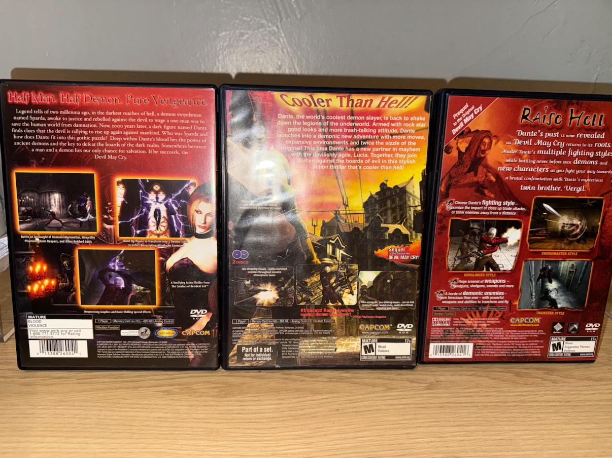 Devil May Cry 1, 2, and 3 for PlayStation 2 - photo 4