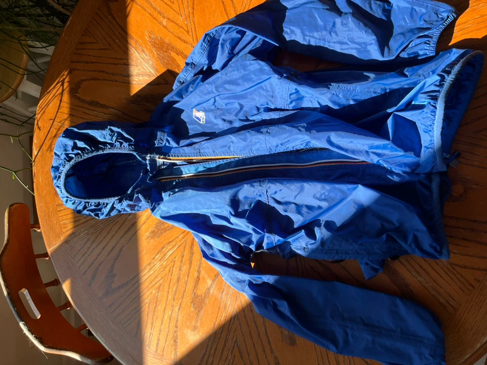 K-Way Blue Windbreaker Jacket