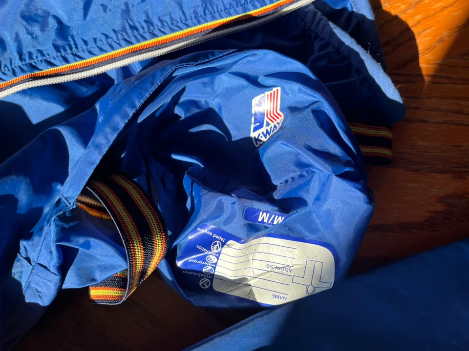 K-Way Blue Windbreaker Jacket - photo 5