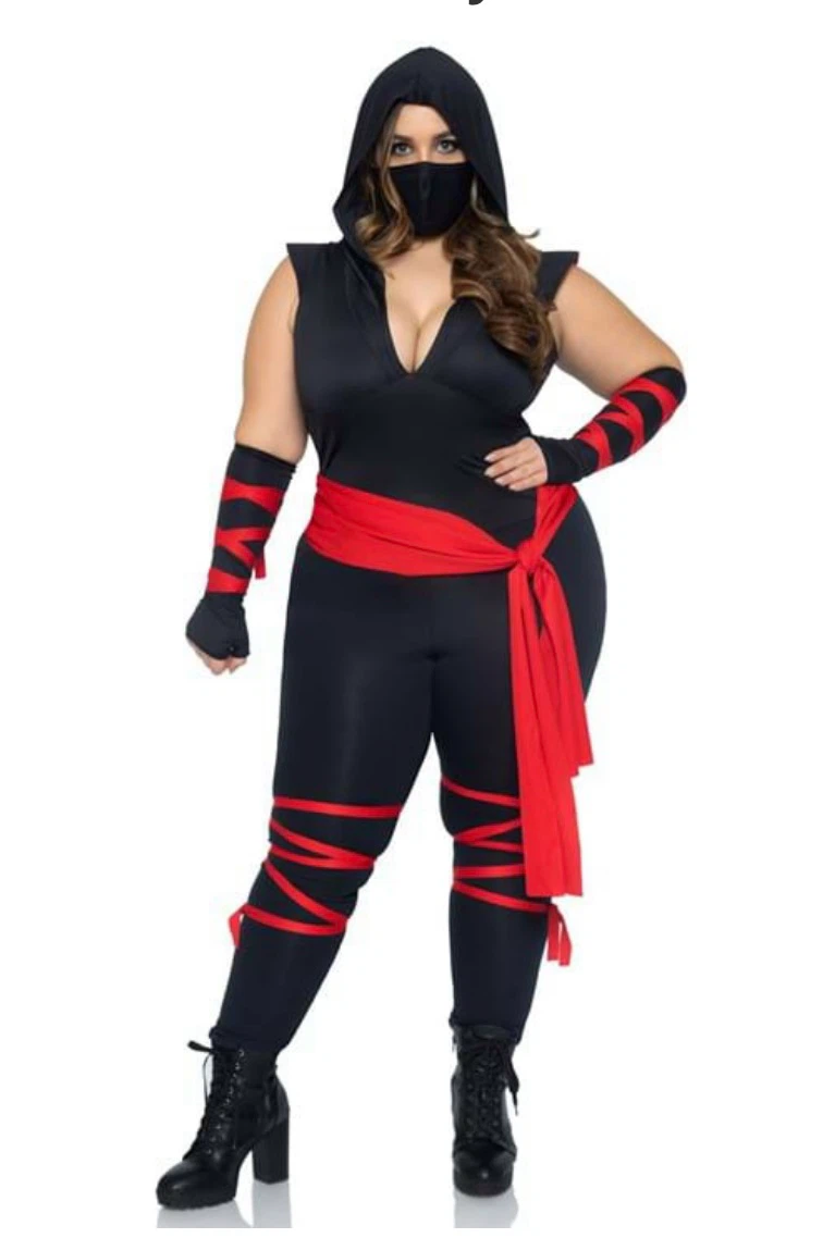 Leg Avenue Deadly Ninja Women’s Adult Costume Plus Size - photo 3