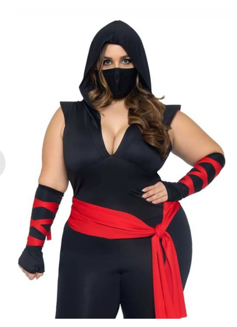 Leg Avenue Deadly Ninja Women’s Adult Costume Plus Size - photo 5