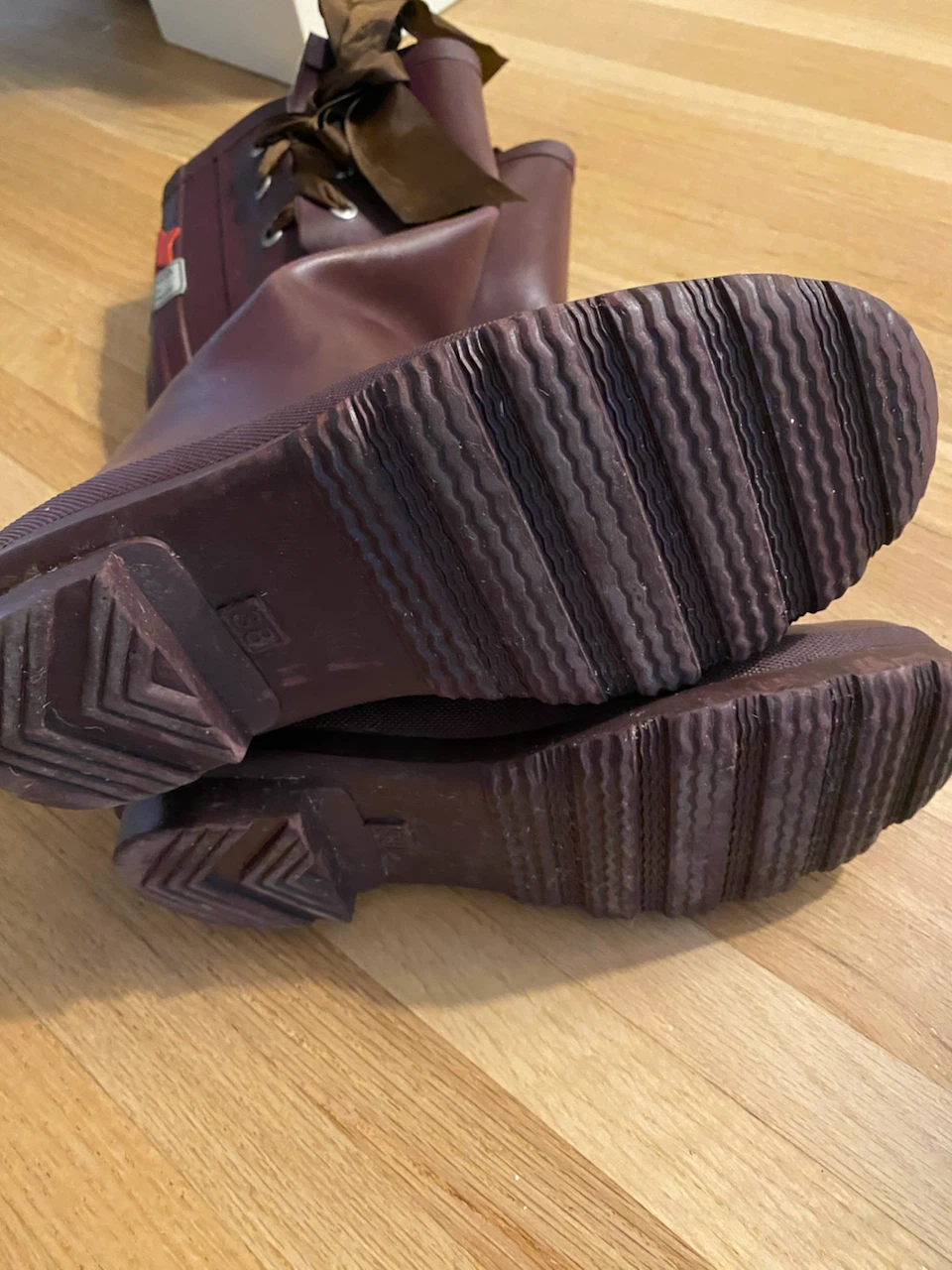 Noa Noa Burgundy Rain Boots - photo 3