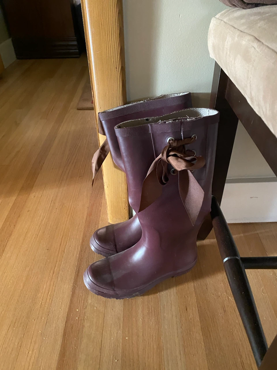 Noa Noa Burgundy Rain Boots - photo 4