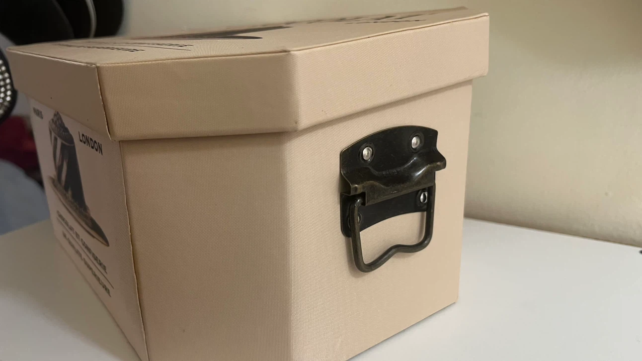 Decorative Paris London Chocolat Storage Box-13" x 9" x 6" - photo 3