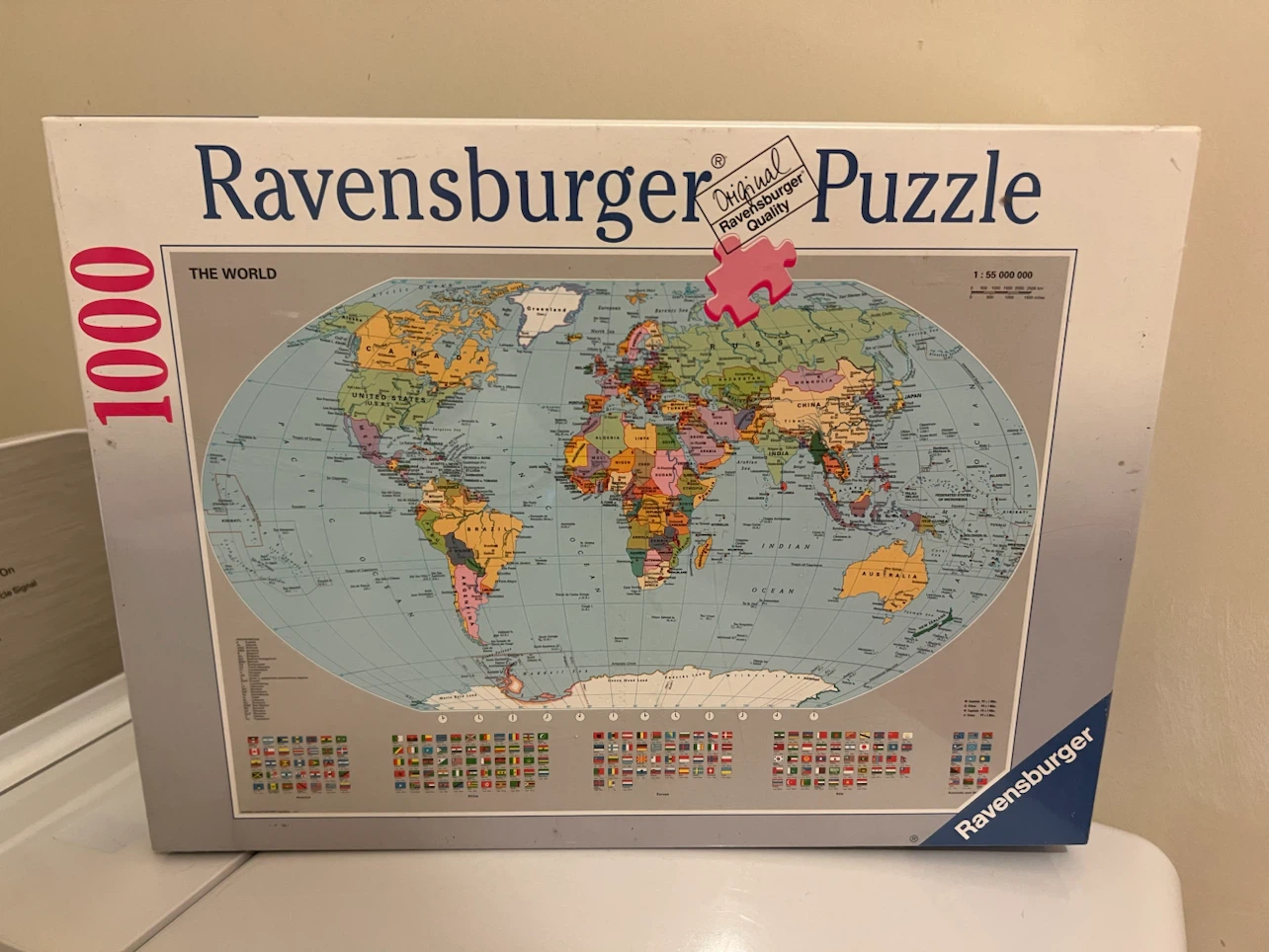 Ravensburger 1000-Piece Political World Map Puzzle