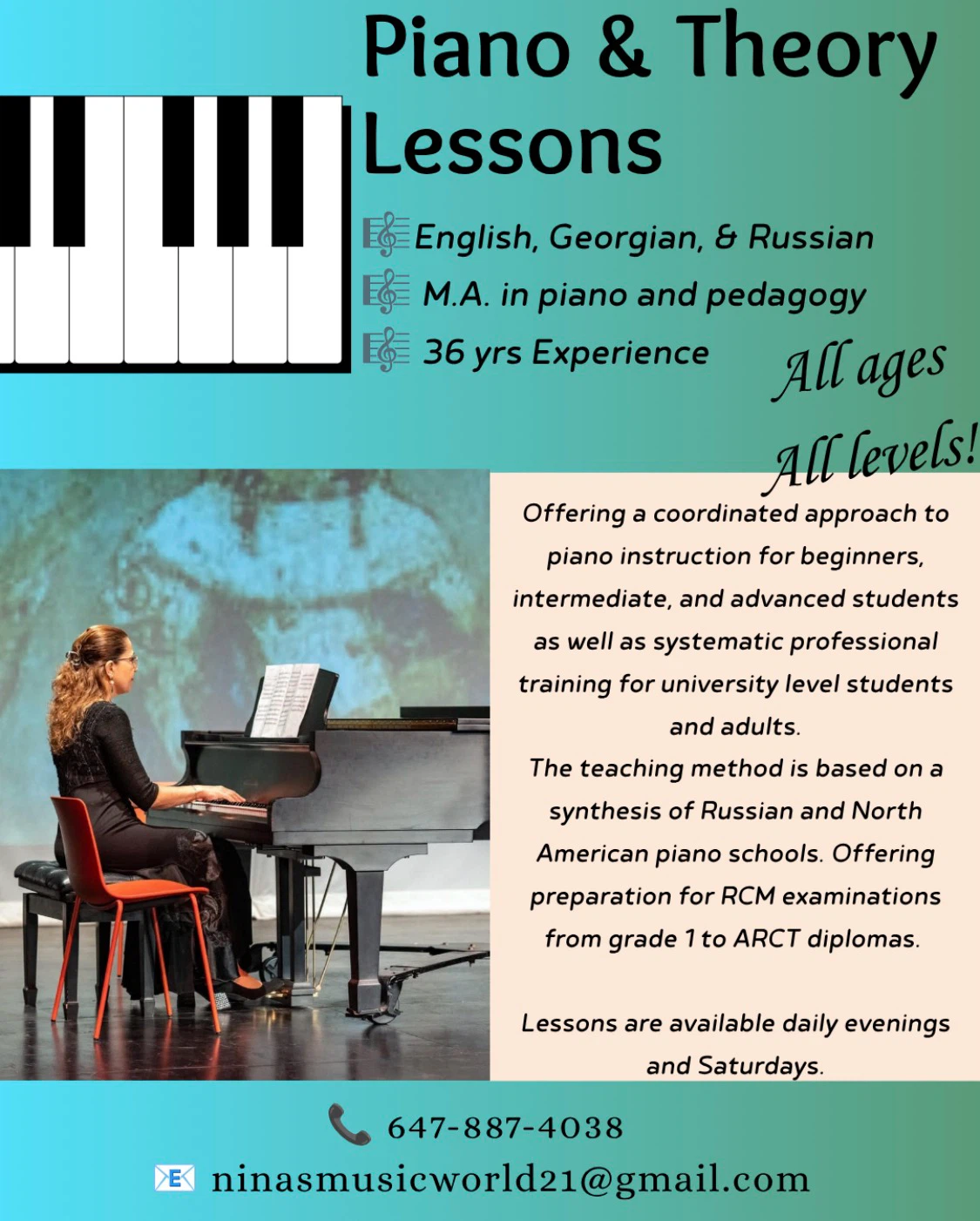 Piano Music Lessons
